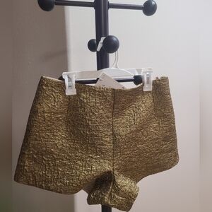 Women's H&M Limited Edition Shorts Gold Size 6 New W/ Tags